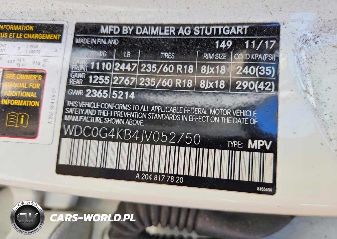2018 Mercedes-Benz Glc 300 4Matic VIN:WDC0G4KB4JV052750 - 13