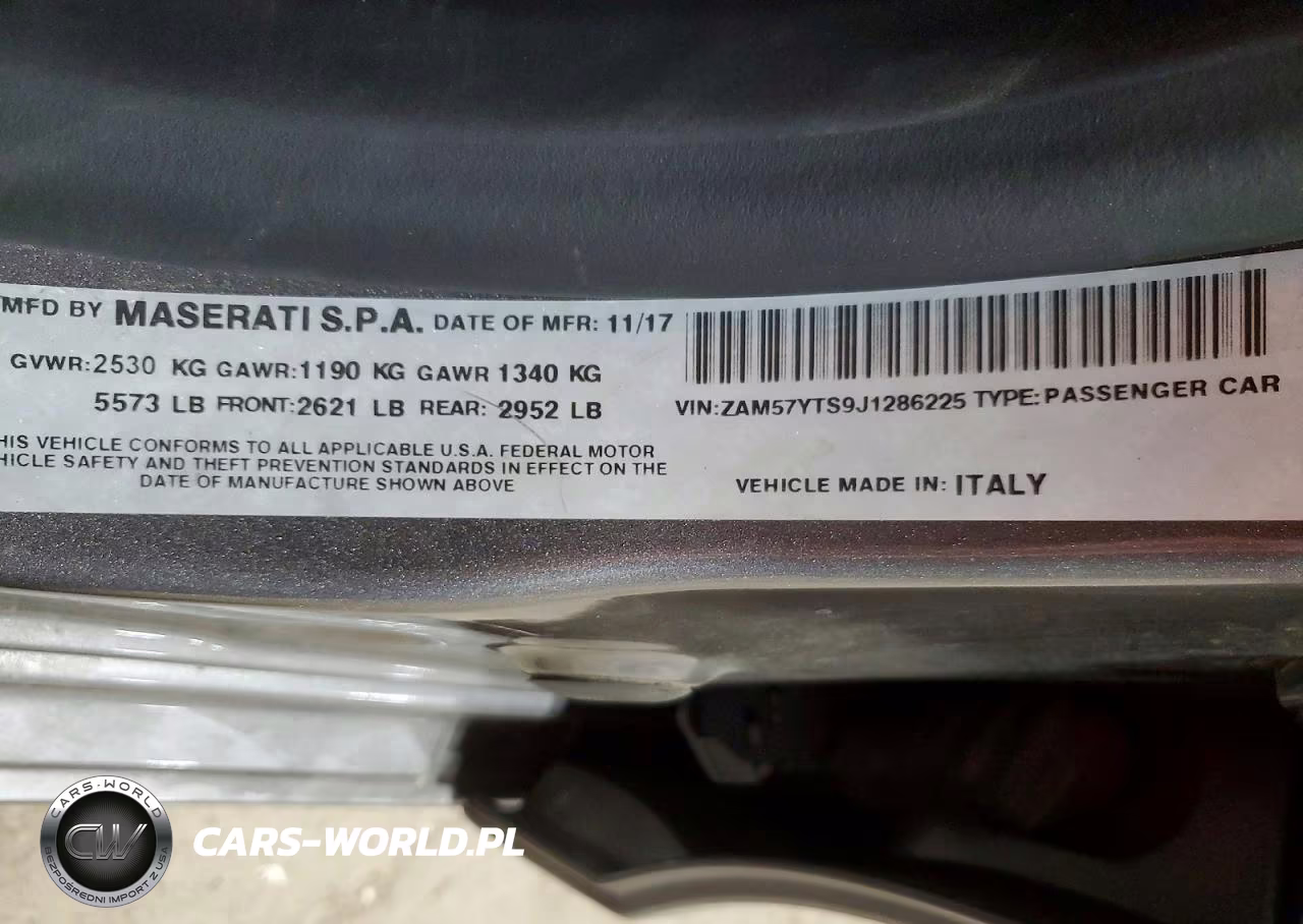 2018 Maserati Ghibli S VIN:ZAM57YTS9J1286225 - 12