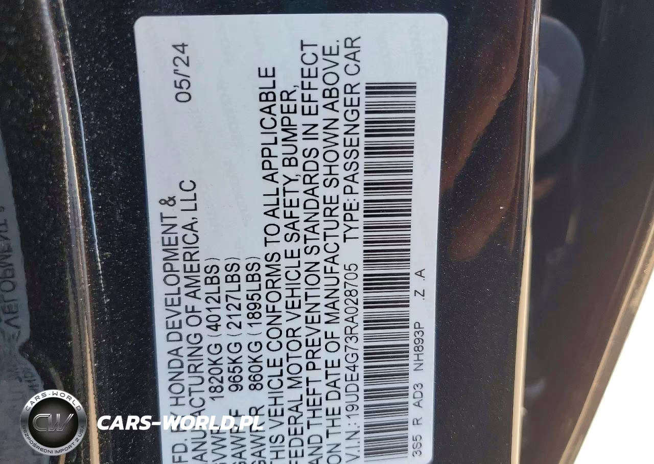 2024 Acura Integra A-Spec Tech VIN:19UDE4G73RA028705 - 13