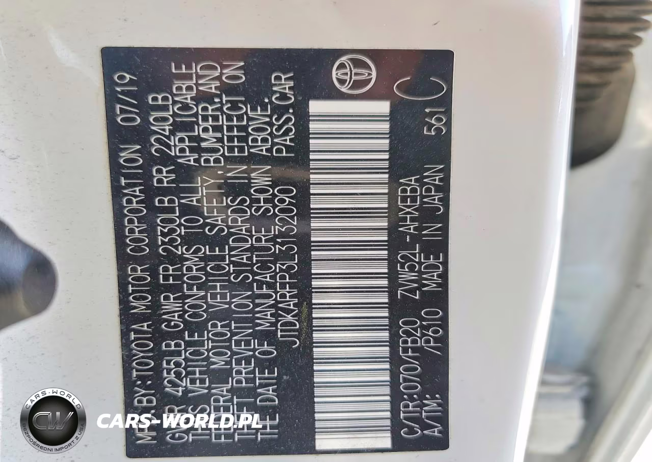 2020 Toyota Prius Prime Le VIN:JTDKARFP3L3132090 - 12