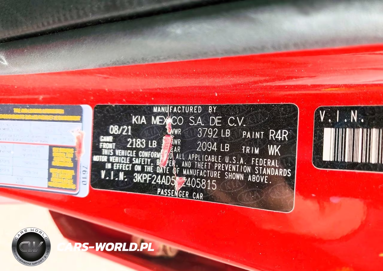 2021 Kia Forte Lxs VIN:3KPF24AD5ME405815 - 12