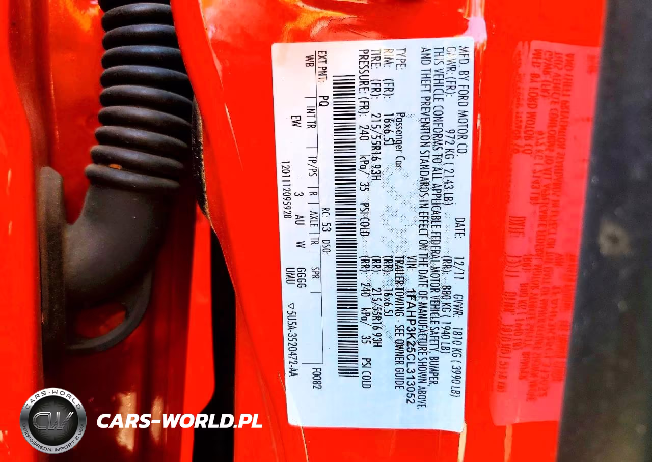2012 Ford Focus Se VIN:1FAHP3K25CL313052 - 12
