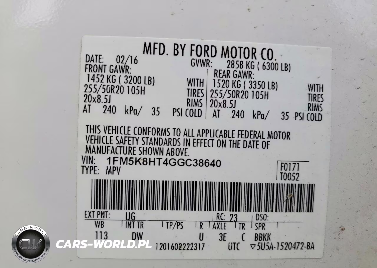 2016 Ford Explorer Platinum VIN:1FM5K8HT4GGC38640 - 13