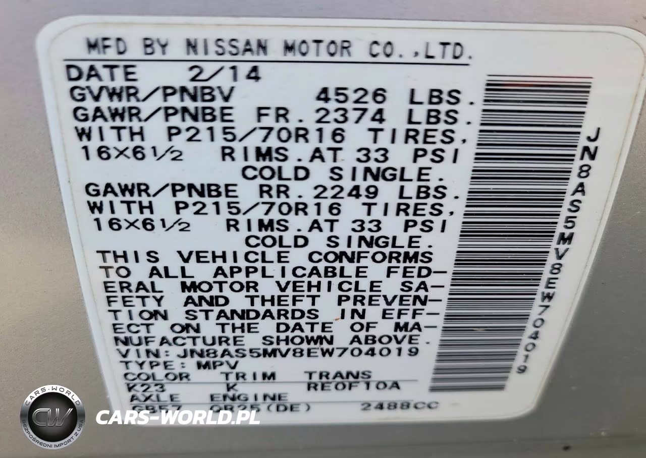 2014 Nissan Rogue Select S VIN:JN8AS5MV8EW704019 - 13