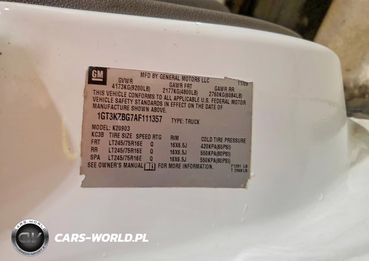2010 GMC Sierra K2500 Heavy Duty VIN:1GT3KZBG7AF111357 - 12