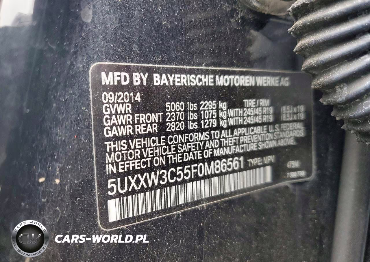 2015 BMW X4 xDrive28I VIN:5UXXW3C55F0M86561 - 13
