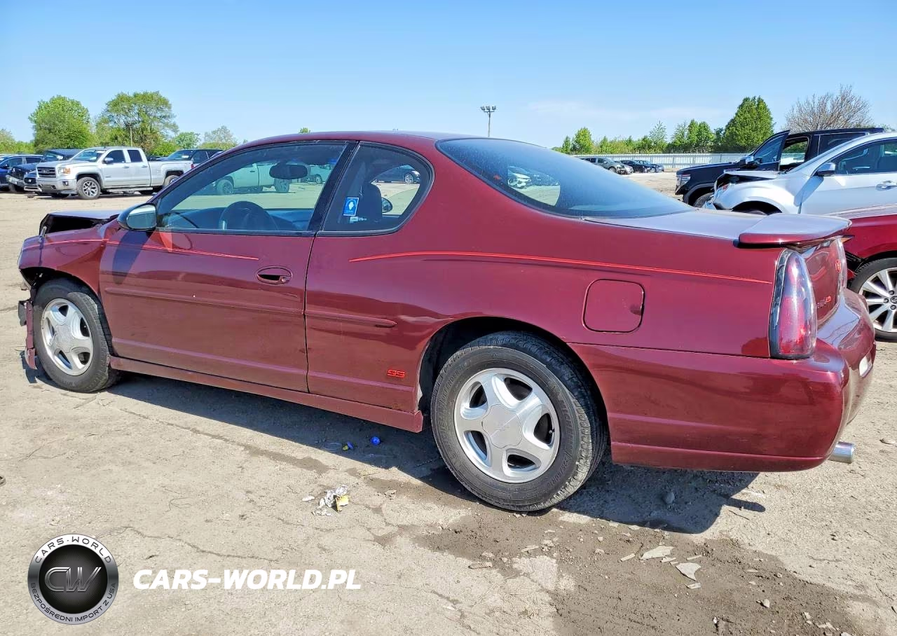 2000 Chevrolet Monte Carlo Ss VIN:2G1WX12K8Y9351887 - 2