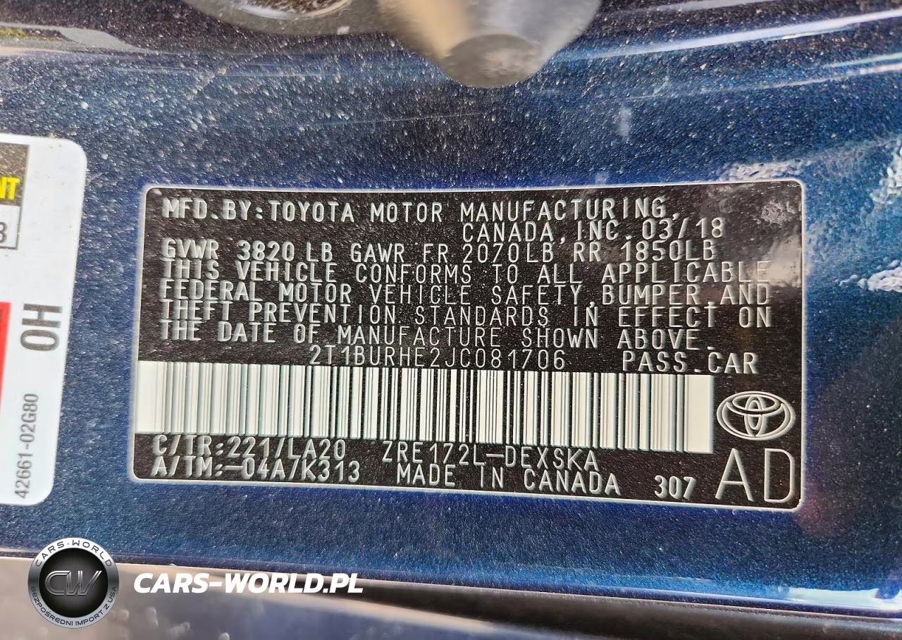 2018 Toyota Corolla Xse VIN:2T1BURHE2JC081706 - 13