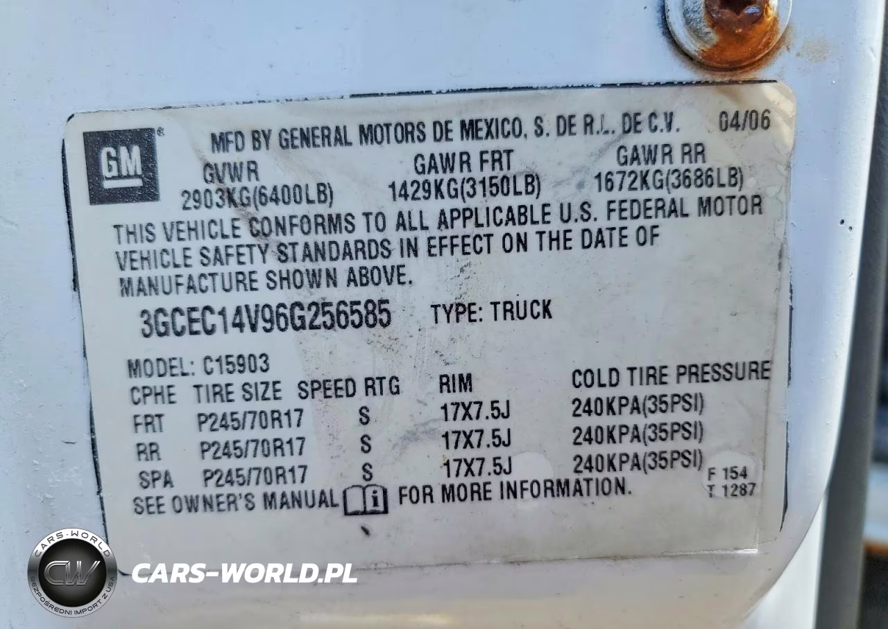 2006 Chevrolet Silverado C1500 VIN:3GCEC14V96G256585 - 12