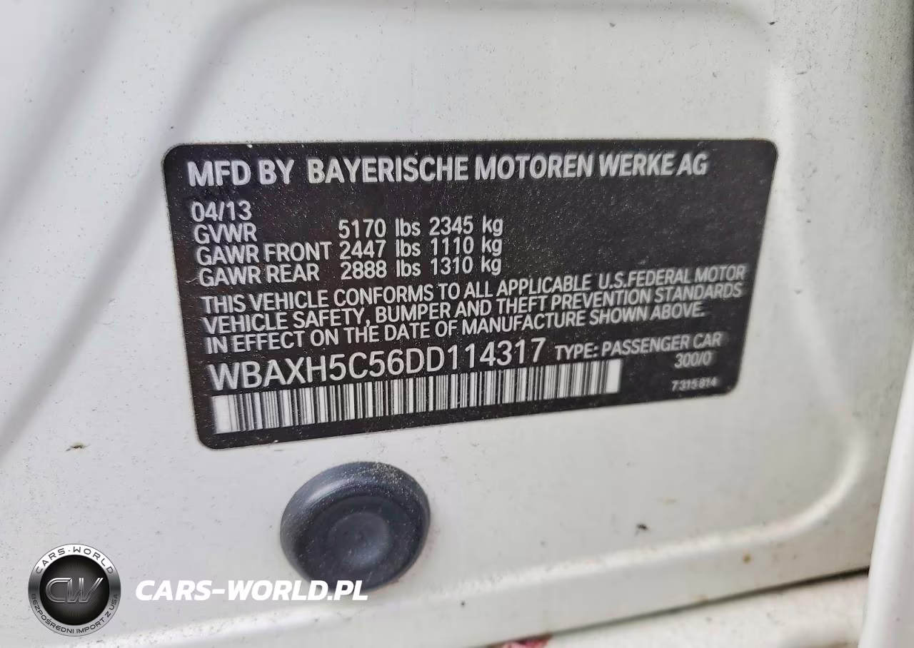 2013 BMW 528 Xi VIN:WBAXH5C56DD114317 - 12