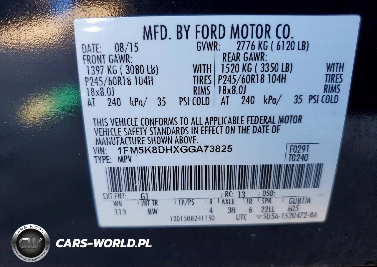 2016 Ford Explorer Xlt VIN:1FM5K8DHXGGA73825 - 13