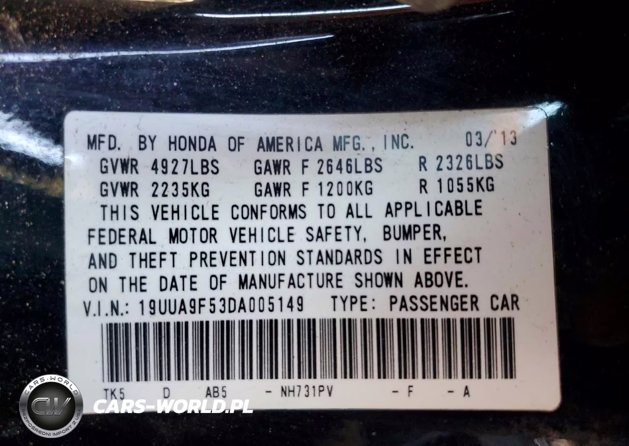 2013 Acura Tl Tech VIN:19UUA9F53DA005149 - 12