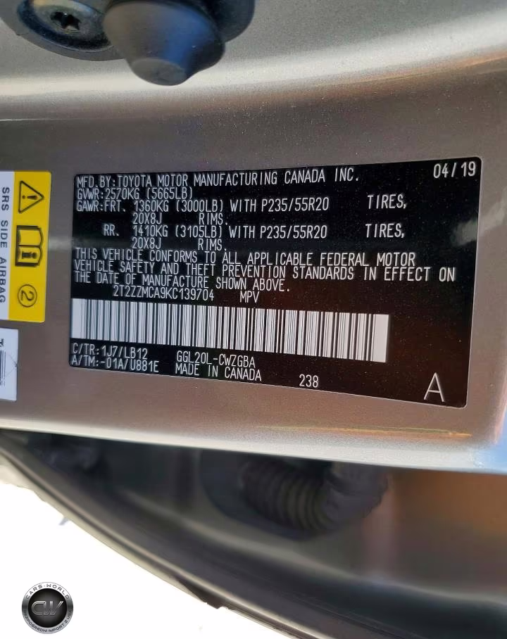 2019 Lexus Rx 350 Base VIN:2T2ZZMCA9KC139704 - 13