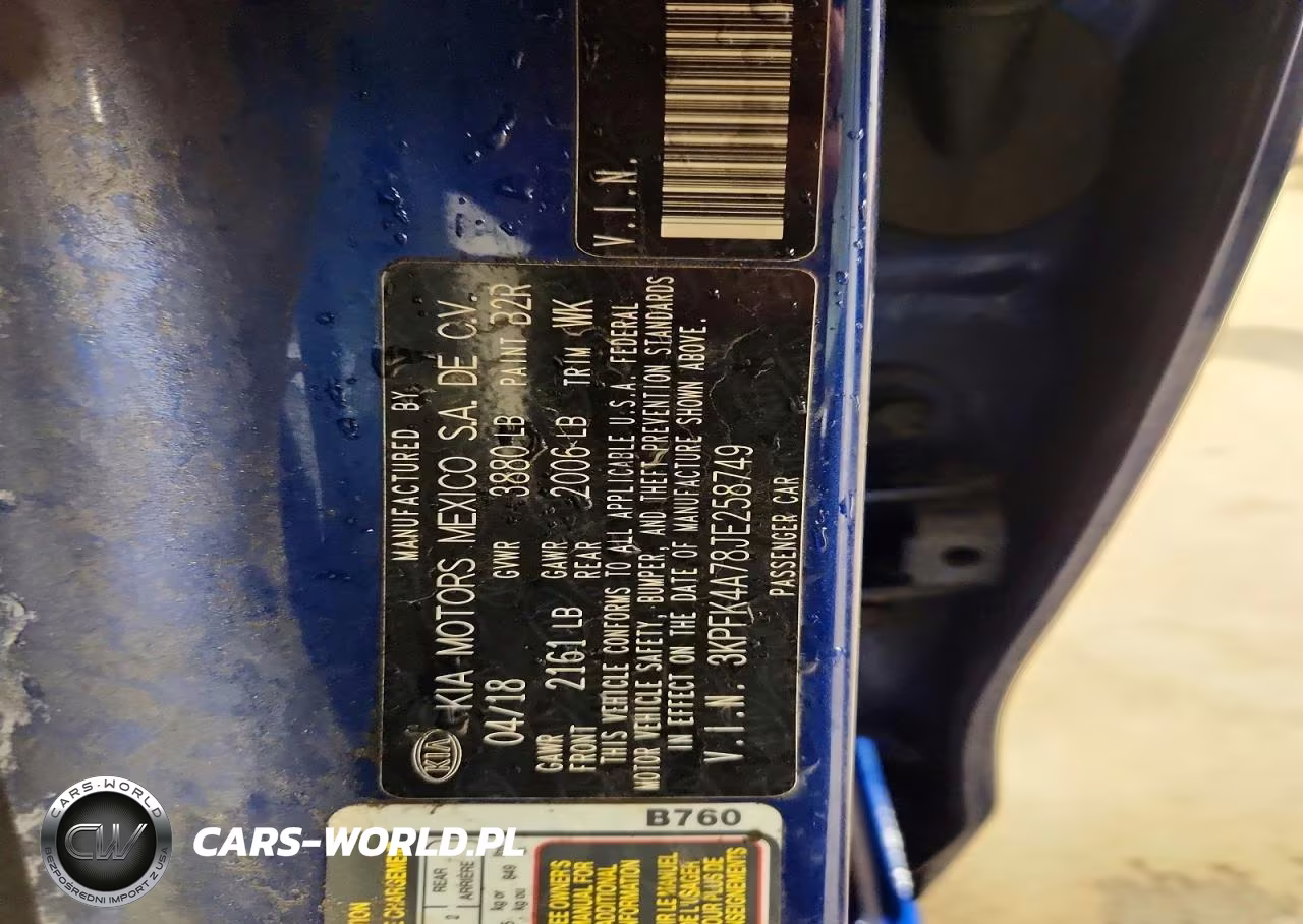 2018 Kia Forte Lx VIN:3KPFK4A78JE258749 - 12