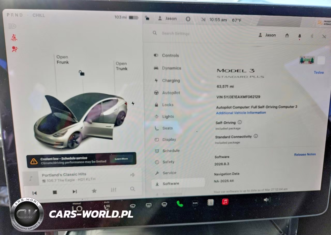 2021 Tesla Model 3 Rwd W-Standa VIN:5YJ3E1EAXMF062129 - 9