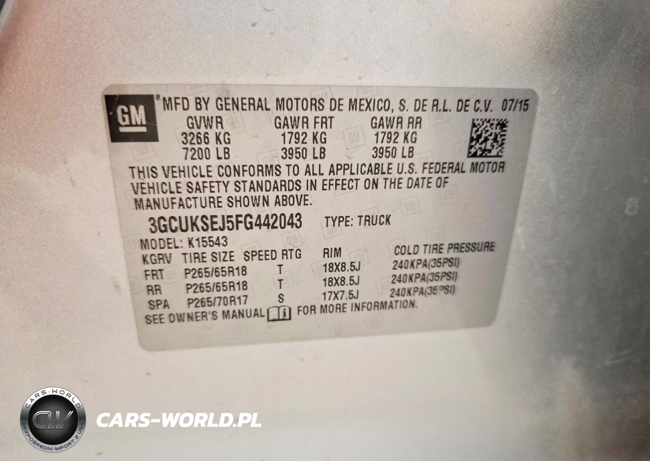2015 Chevrolet Silverado K1500 Ltz VIN:3GCUKSEJ5FG442043 - 12