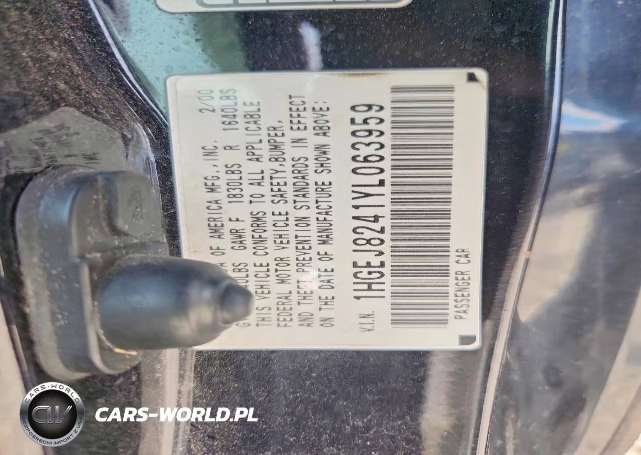 2000 Honda Civic Ex VIN:1HGEJ8241YL063959 - 13