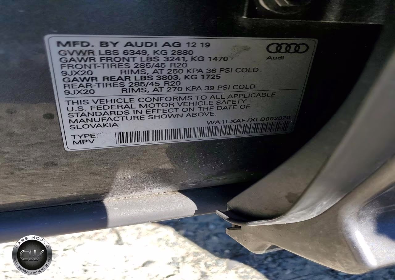 2020 Audi Q7 Premium Plus VIN:WA1LXAF7XLD002820 - 12