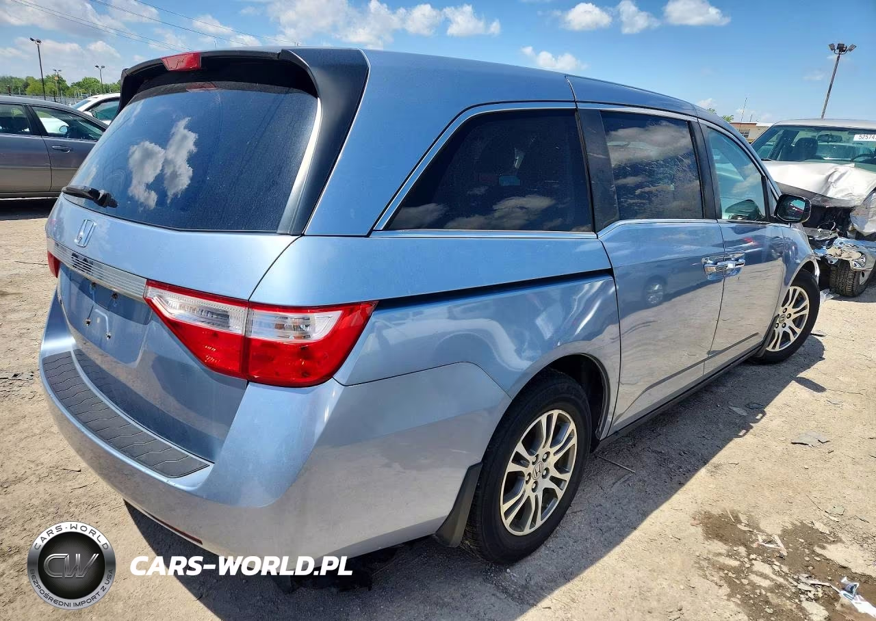 2013 Honda Odyssey Ex VIN:5FNRL5H47DB042157 - 3