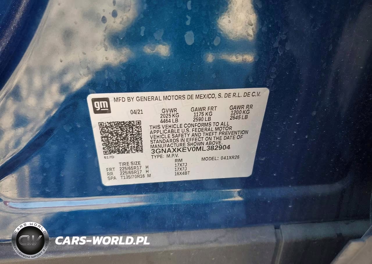 2021 Chevrolet Equinox Lt VIN:3GNAXKEV0ML382904 - 13