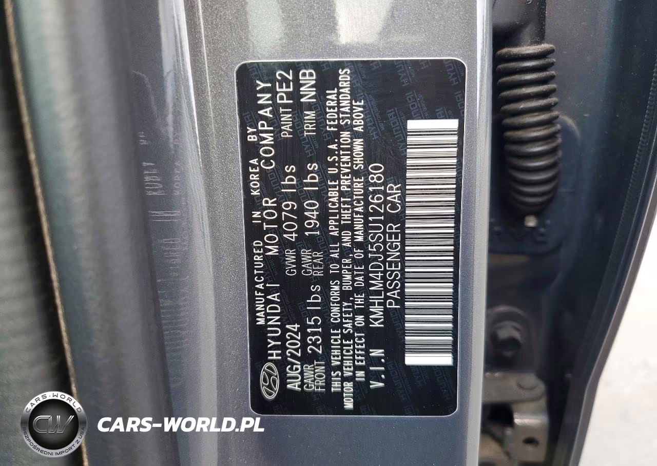 2025 Hyundai Elantra Blue VIN:KMHLM4DJ5SU126180 - 12