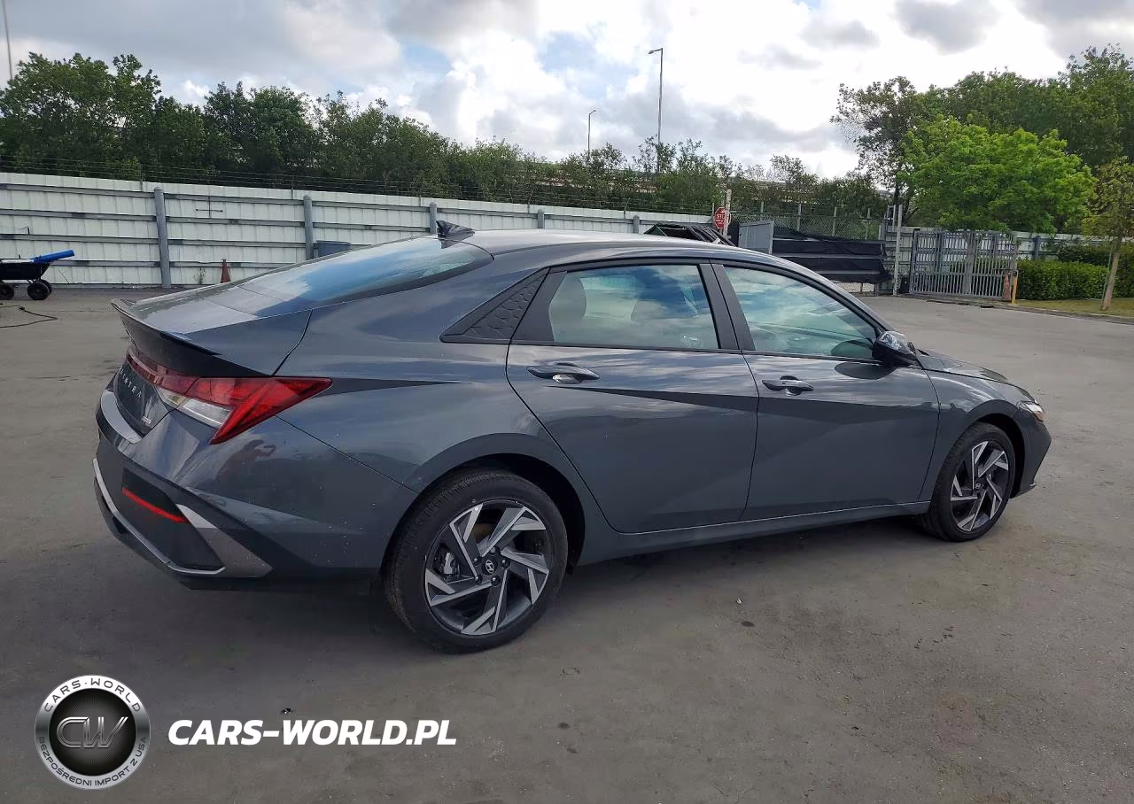 2025 Hyundai Elantra Blue VIN:KMHLM4DJ5SU126180 - 3