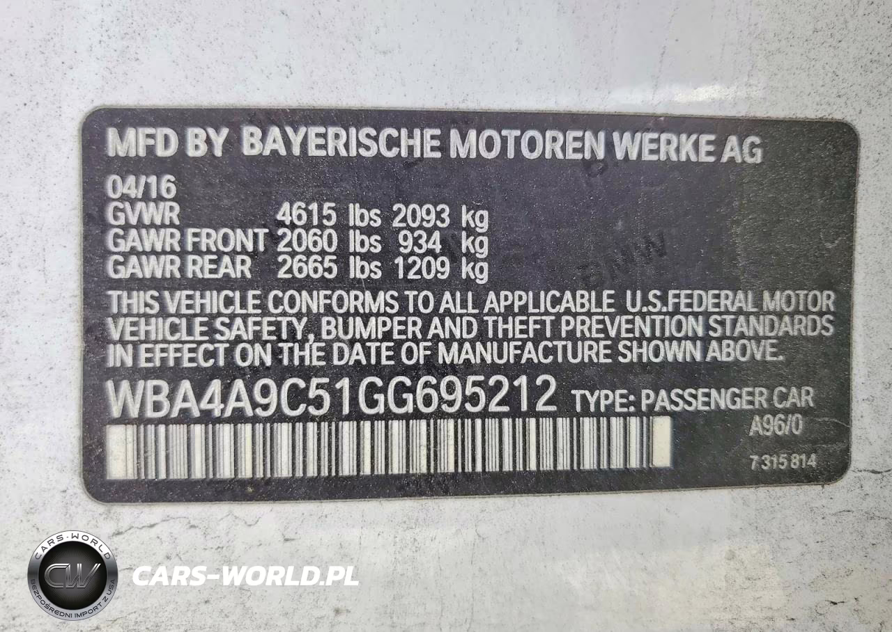 2016 BMW 428 I Gran Coupe Sulev VIN:WBA4A9C51GG695212 - 13
