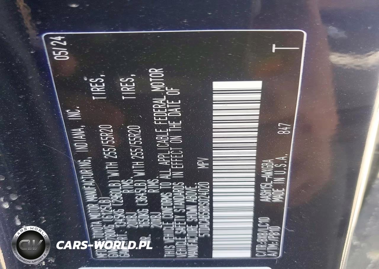 2024 Toyota Grand Highlander Hybrid Limited VIN:5TDACAB58RS024020 - 13