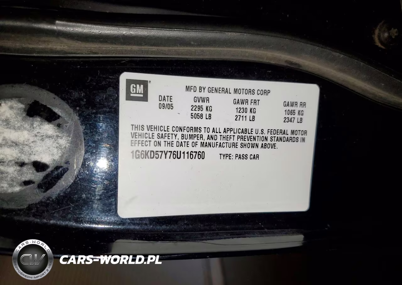 2006 Cadillac Dts VIN:1G6KD57Y76U116760 - 12