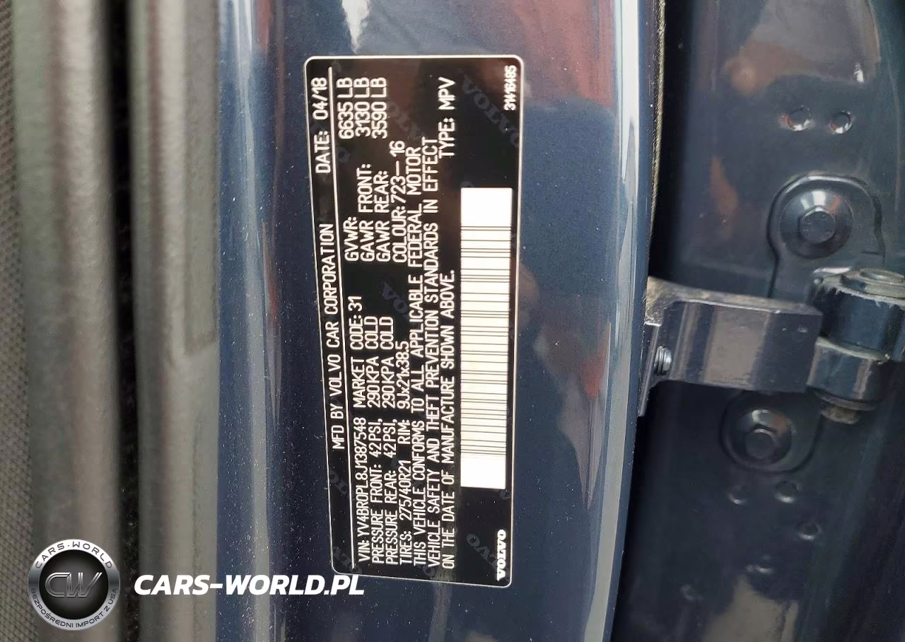2018 Volvo Xc90 T8 VIN:YV4BR0PL8J1387548 - 13