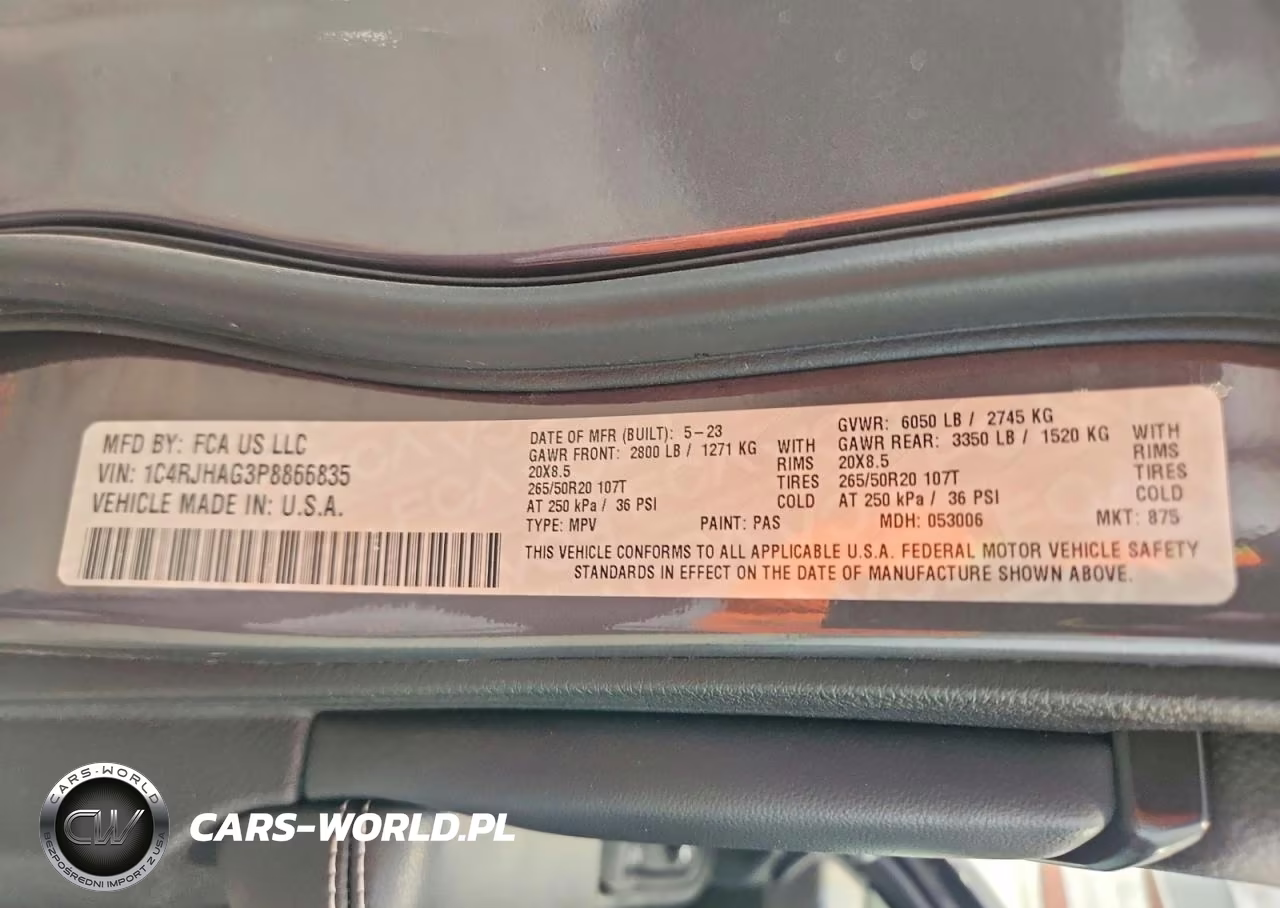 2023 Jeep Grand Cherokee Laredo VIN:1C4RJHAG3P8866835 - 13