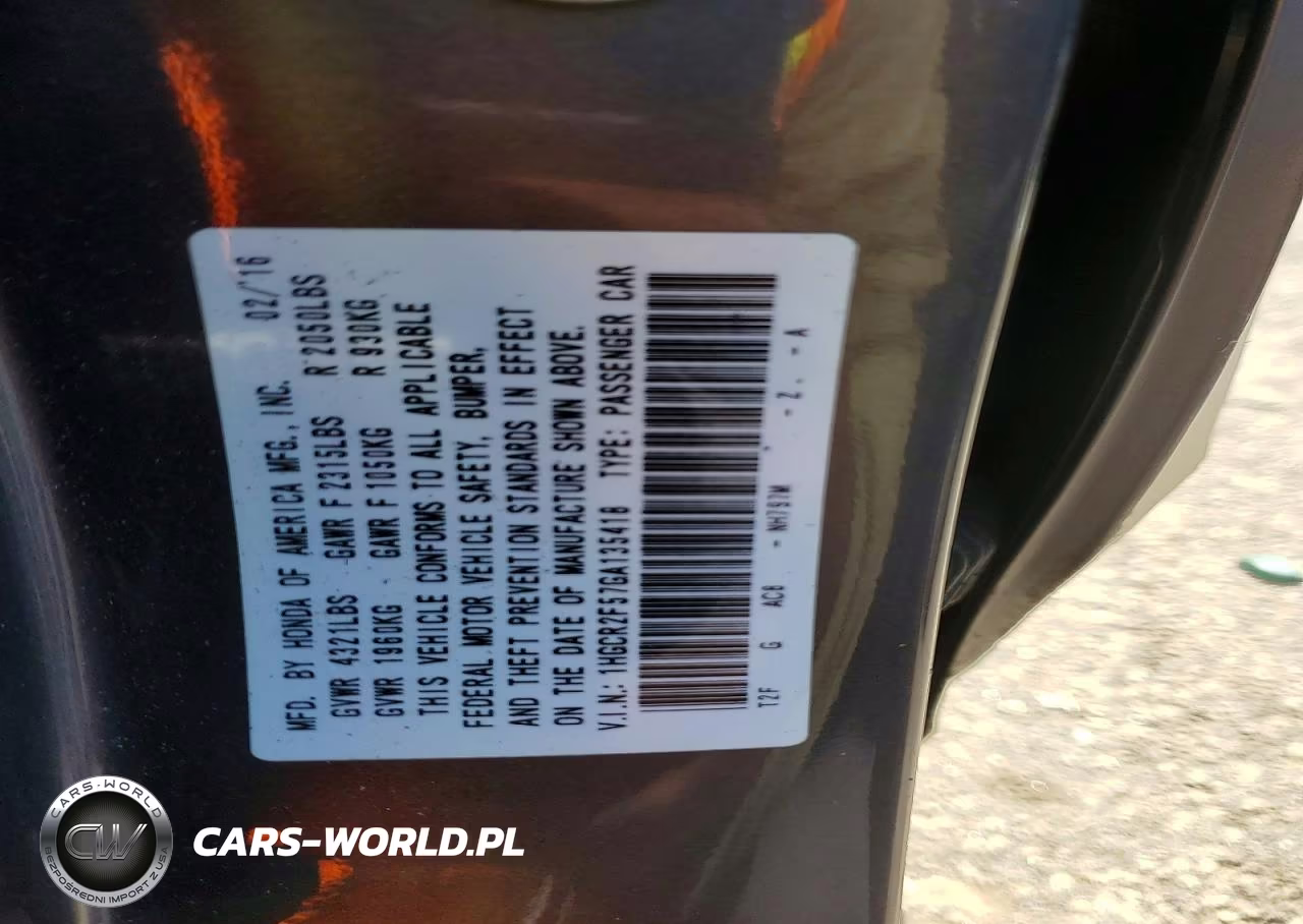2016 Honda Accord Sport VIN:1HGCR2F57GA135418 - 12