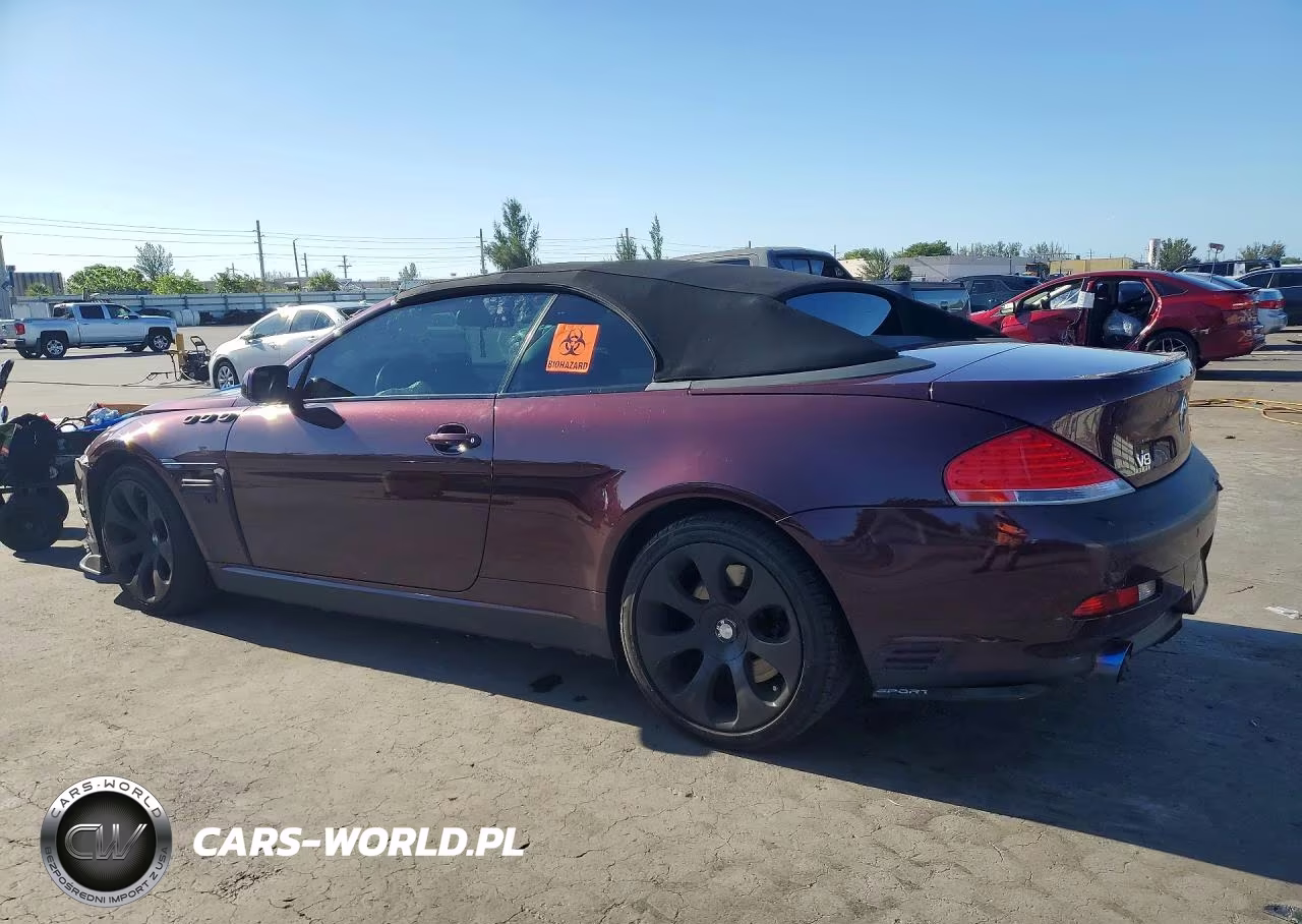 2007 BMW 650 I VIN:WBAEK13577CN83010 - 2