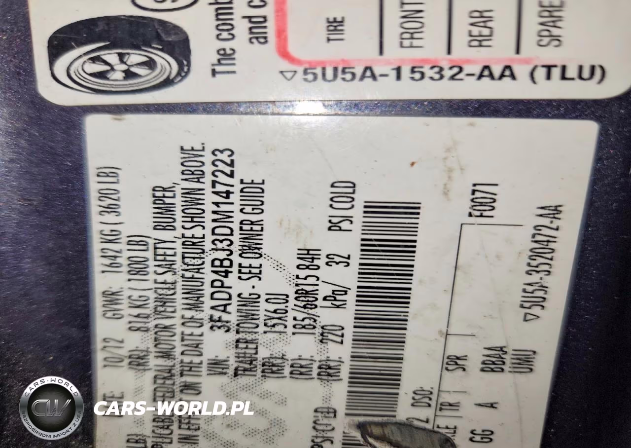 2013 Ford Fiesta Se VIN:3FADP4BJ3DM147223 - 14