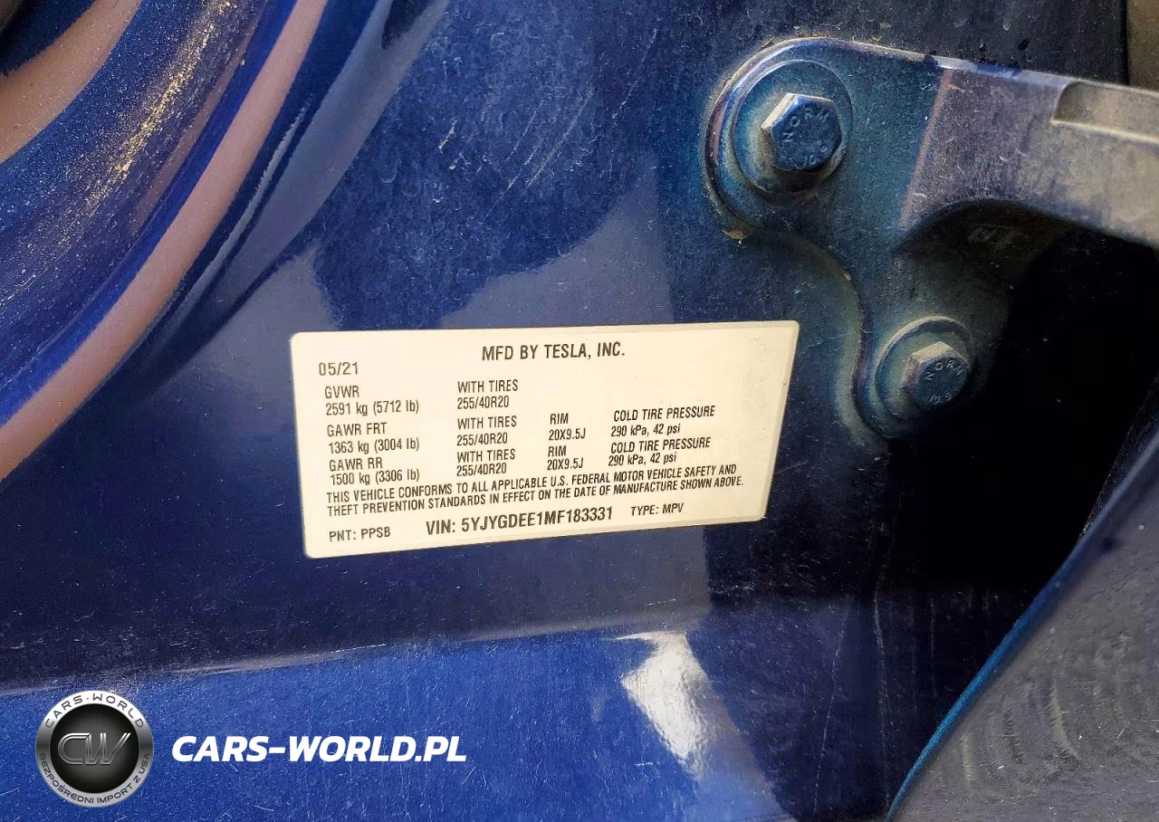 2021 Tesla Model Y VIN:5YJYGDEE1MF183331 - 12