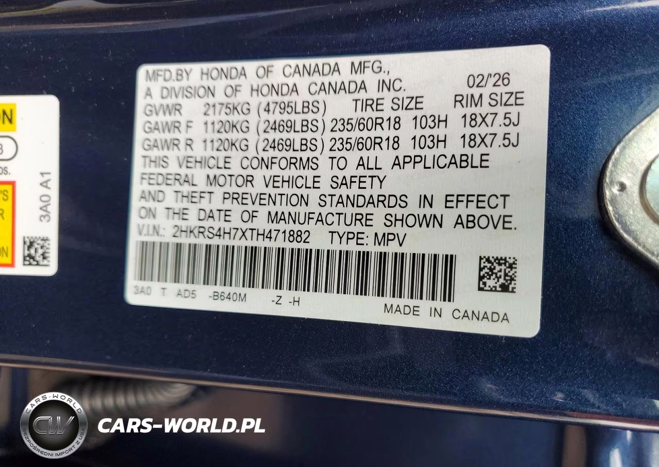 2026 Honda Cr-V Exl VIN:2HKRS4H7XTH471882 - 13