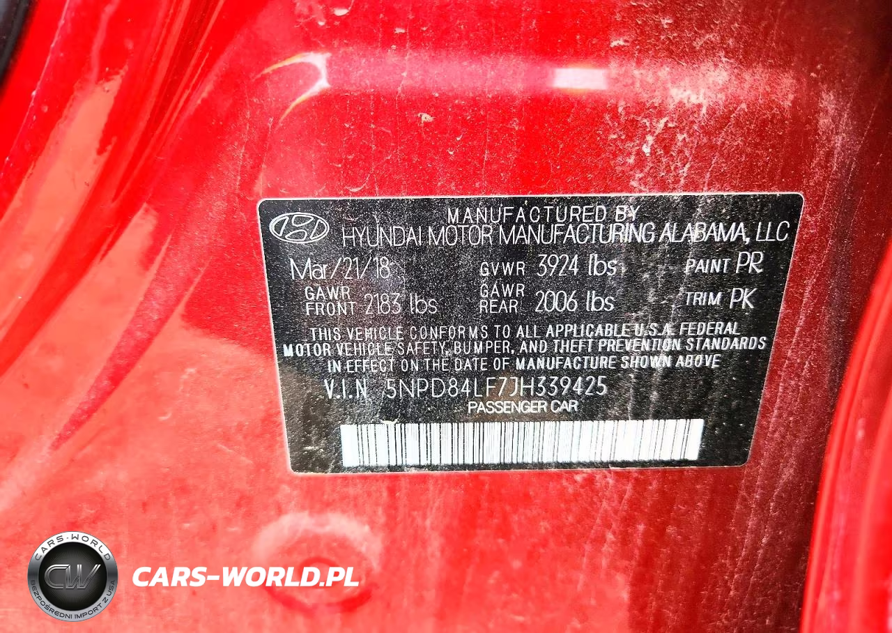 2018 Hyundai Elantra Sel VIN:5NPD84LF7JH339425 - 12