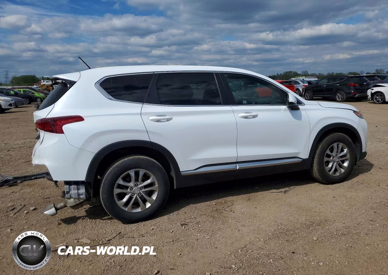 2019 Hyundai Santa Fe Se VIN:5NMS23AD2KH090423 - 3