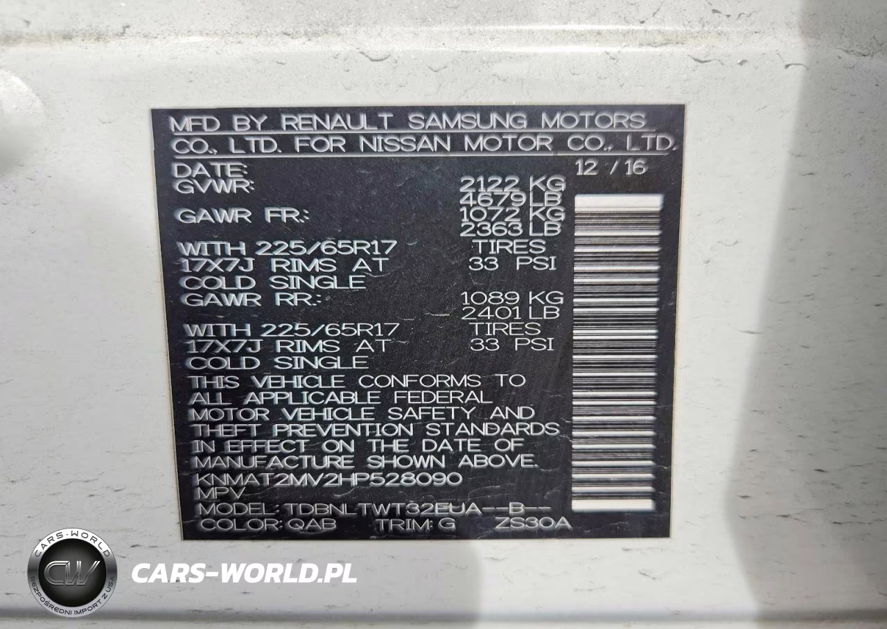 2017 Nissan Rogue Sv VIN:KNMAT2MV2HP528090 - 12