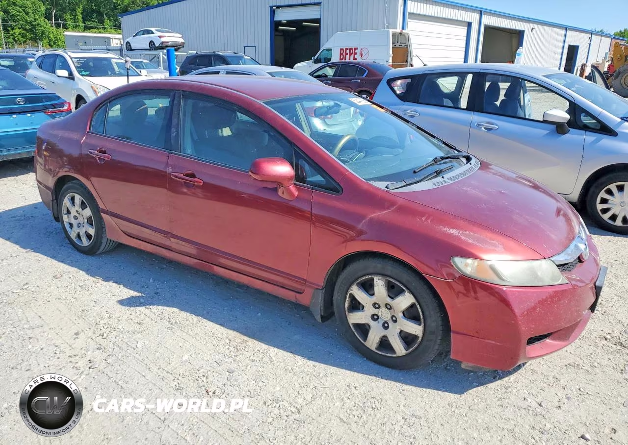 2010 Honda Civic Lx VIN:2HGFA1F59AH501614 - 4