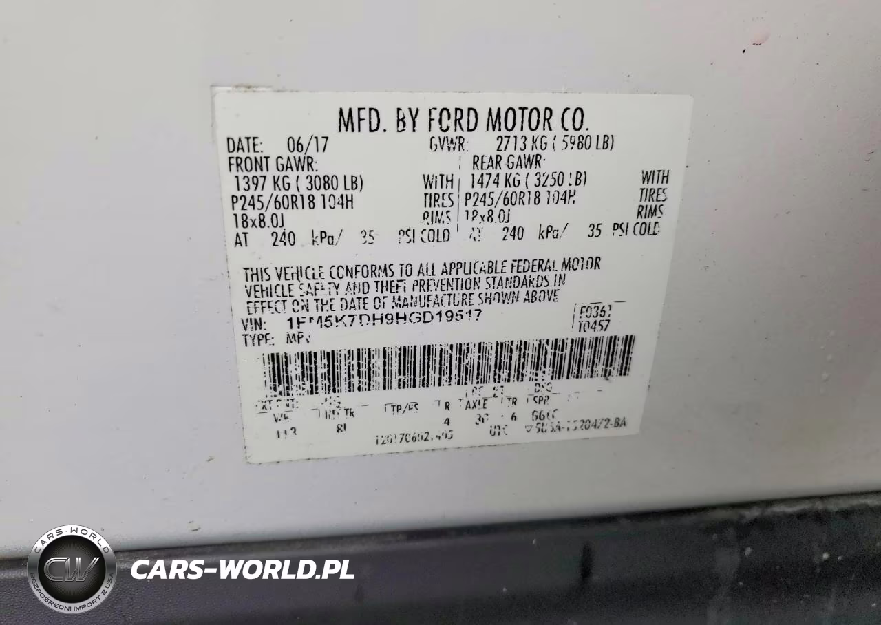 2017 Ford Explorer Xlt VIN:1FM5K7DH9HGD19517 - 13