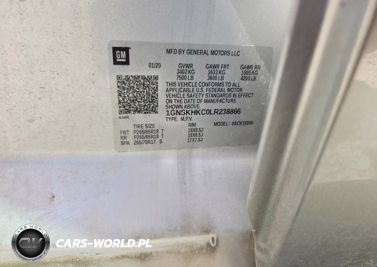 2020 Chevrolet Suburban K1500 Lt VIN:1GNSKHKC0LR238866 - 13