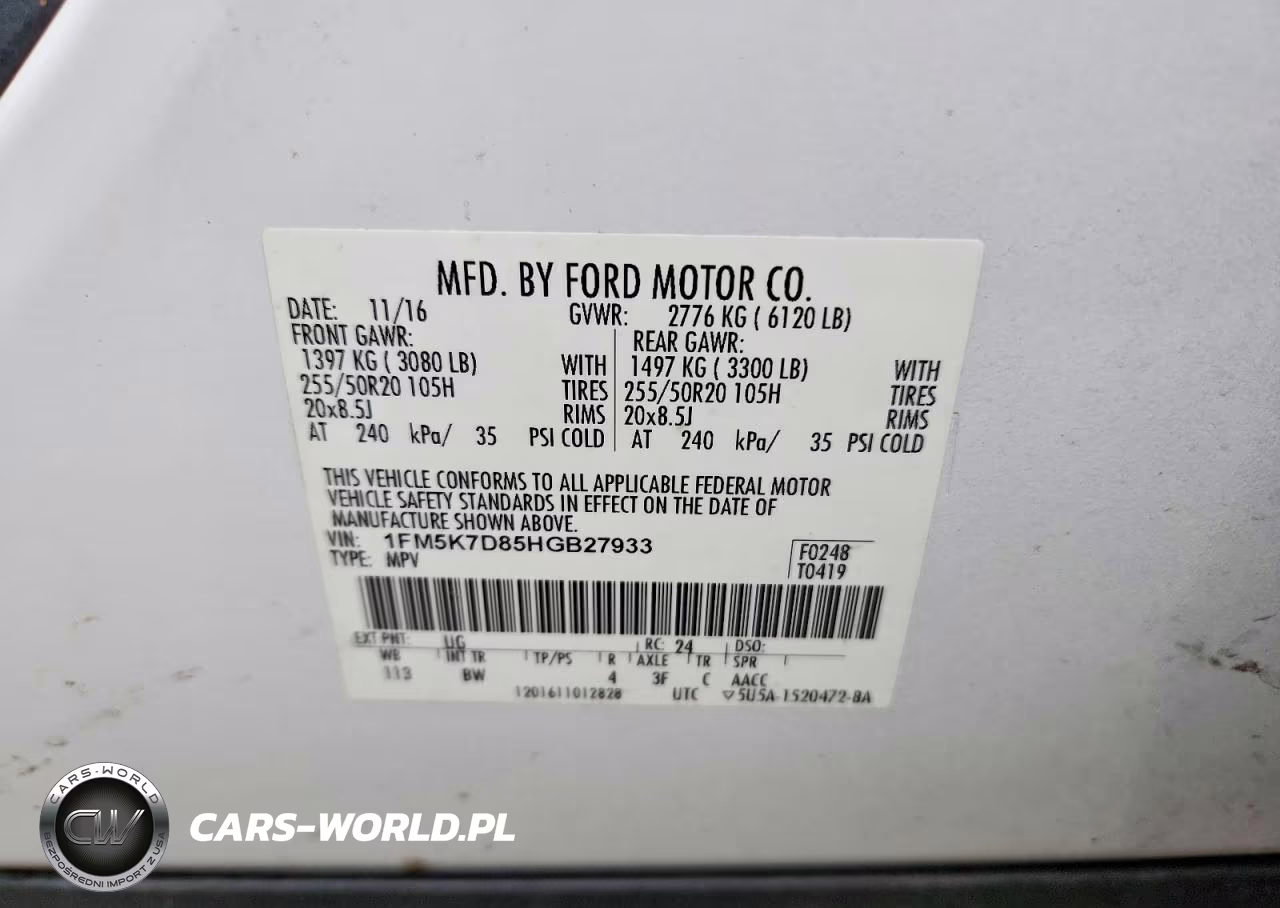 2017 Ford Explorer Xlt VIN:1FM5K7D85HGB27933 - 13
