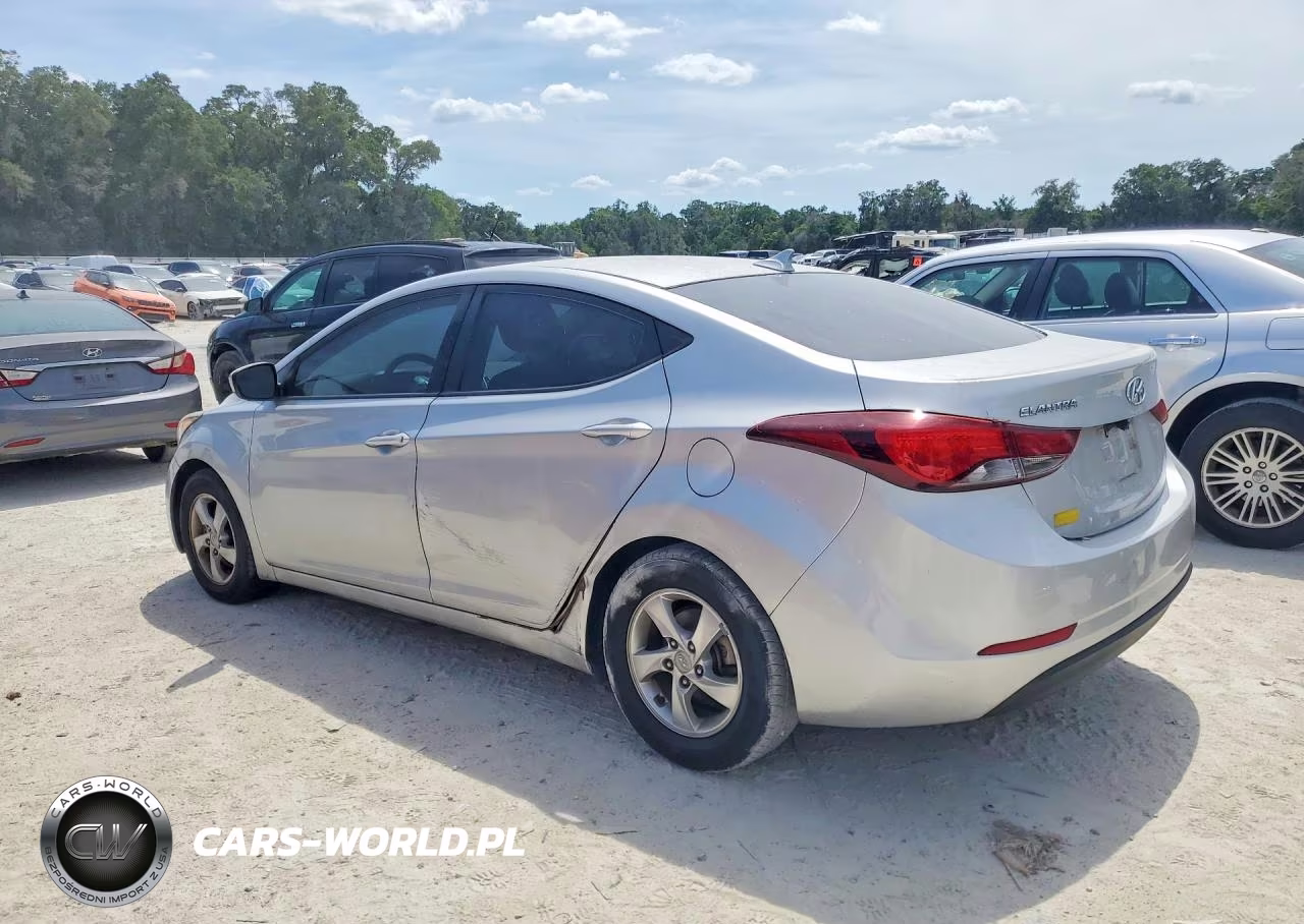 2015 Hyundai Elantra Se VIN:5NPDH4AE6FH581656 - 2