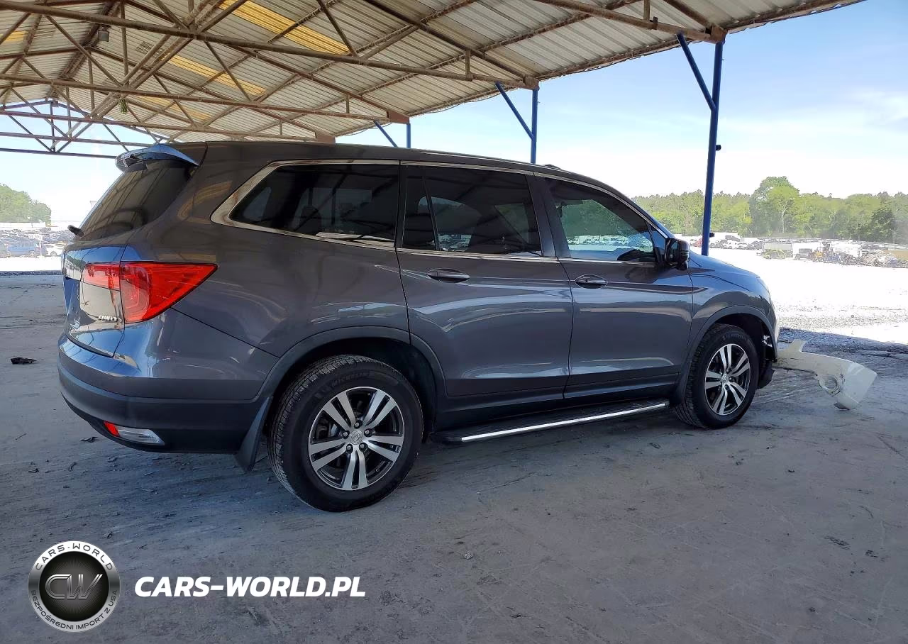 2017 Honda Pilot Exl VIN:5FNYF6H55HB051236 - 3