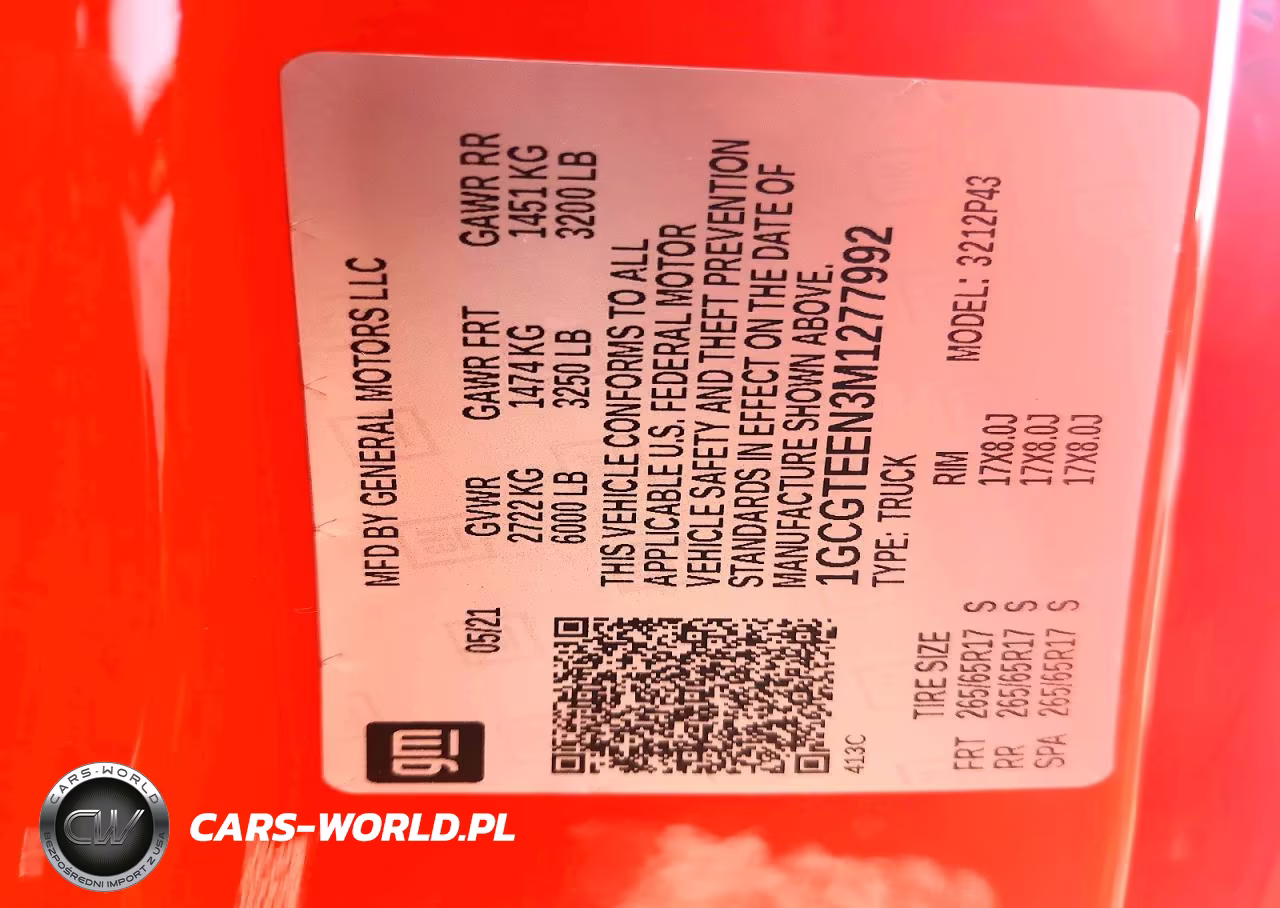 2021 Chevrolet Colorado Zr2 VIN:1GCGTEEN3M1277992 - 12
