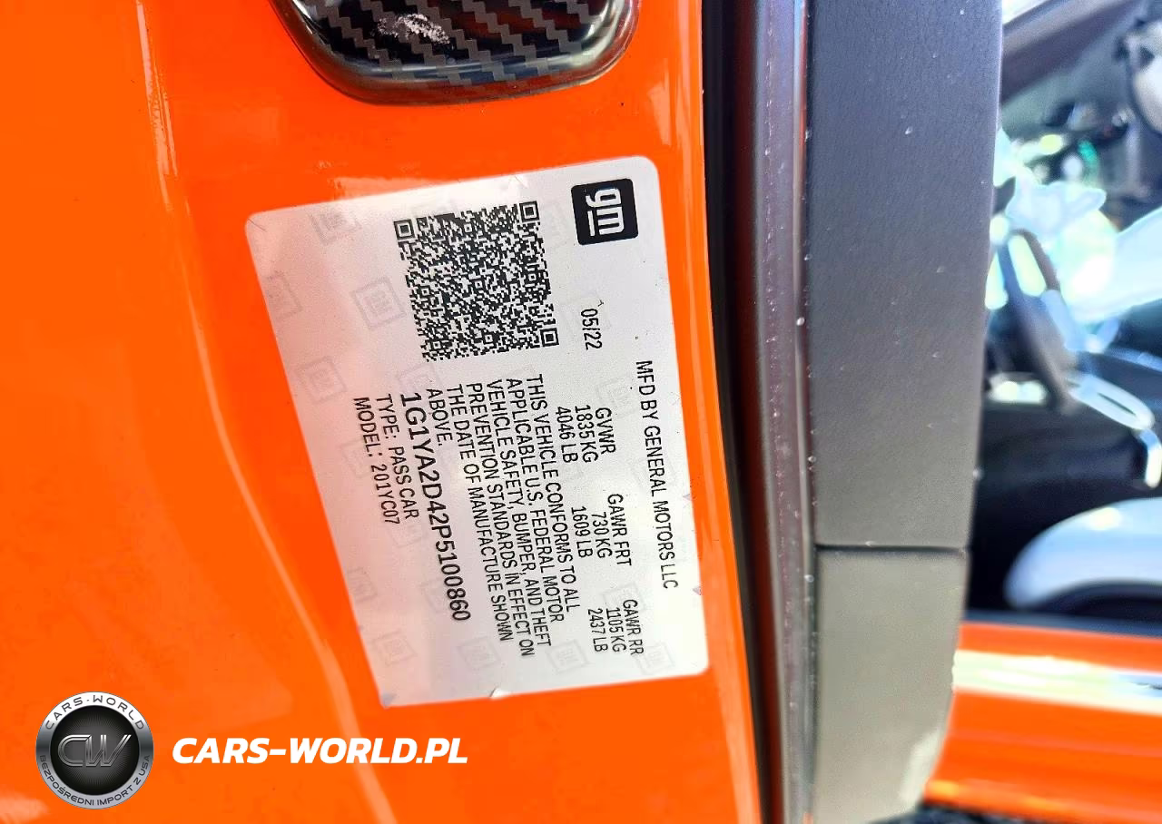 2023 Chevrolet Corvette Stingray 1Lt VIN:1G1YA2D42P5100860 - 13