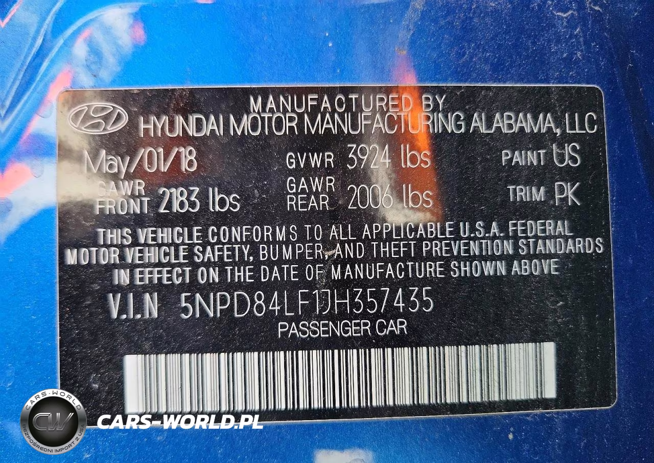 2018 Hyundai Elantra Sel VIN:5NPD84LF1JH357435 - 12