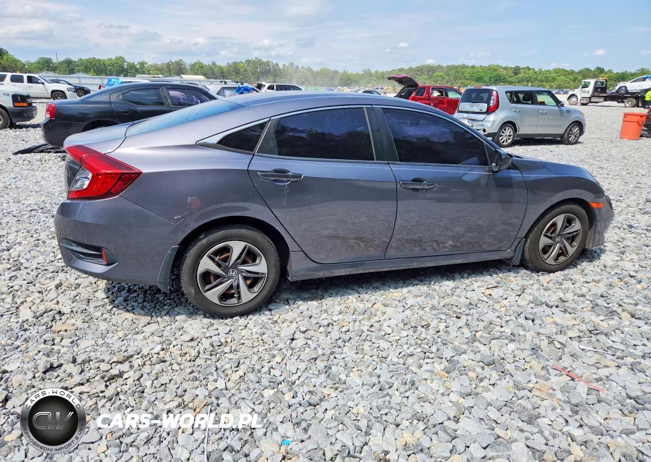 2020 Honda Civic Lx VIN:19XFC2F65LE004792 - 3