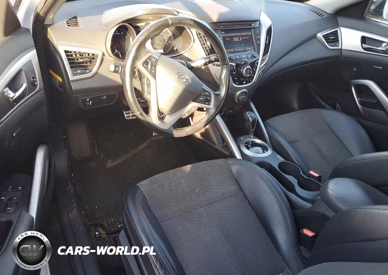 2013 Hyundai Veloster Base VIN:KMHTC6AD9DU161255 - 8